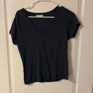 Forever 21 Dark Gray V-Neck Tee